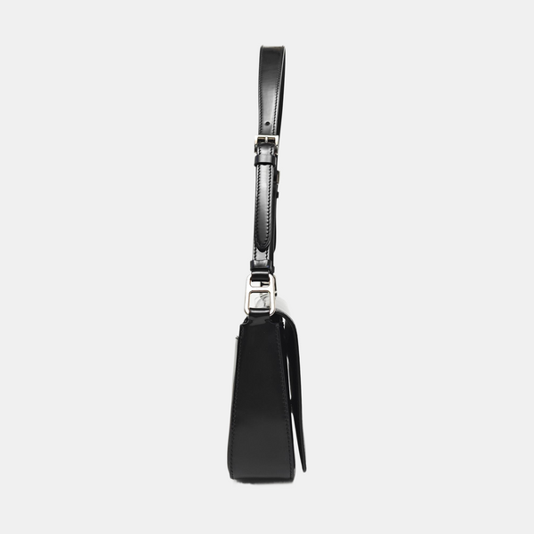 Calfskin Shoulder Bag Black