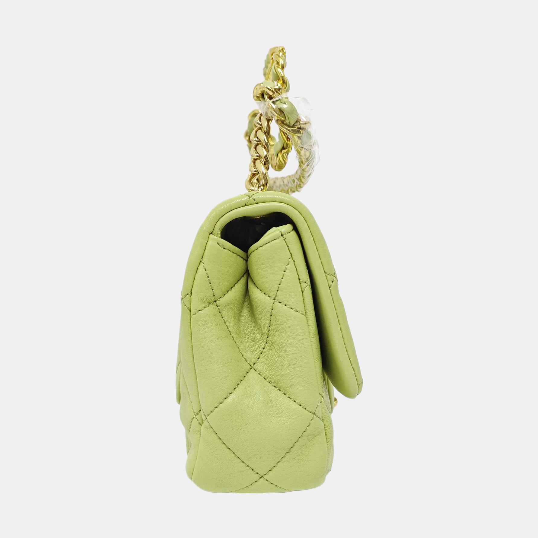 CLASSIC FLAP Mini Quilted Calfskin Green