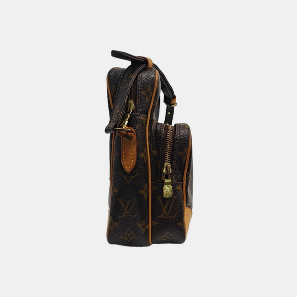 AMAZON Monogram Coated Canvas Brown