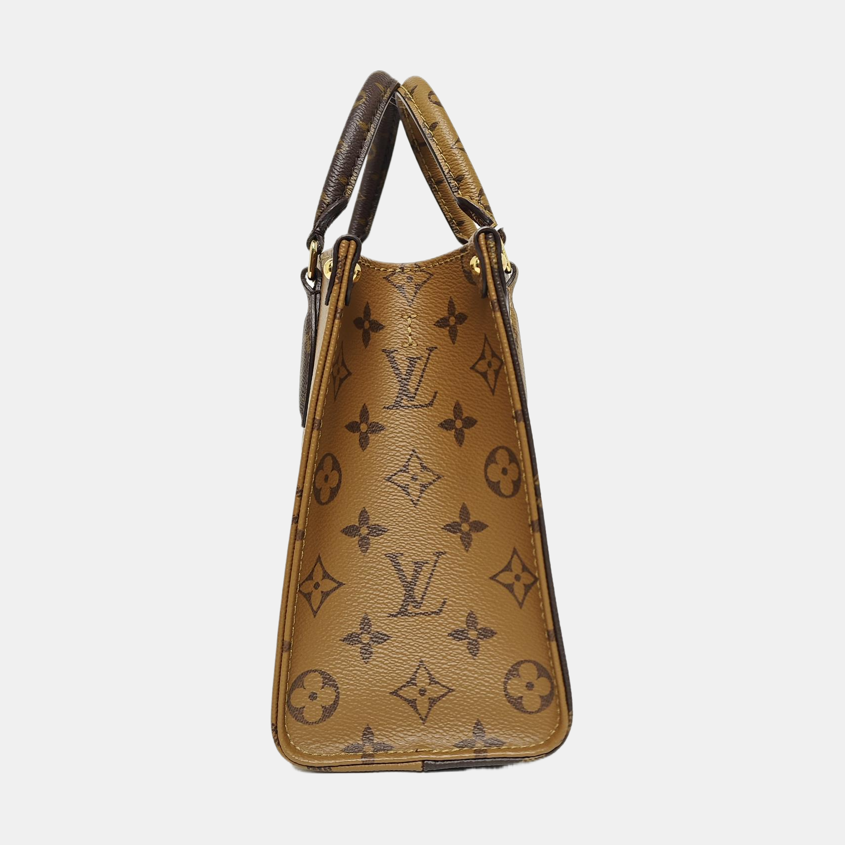 ONTHEGO PM Monogram Coated Canvas Brown