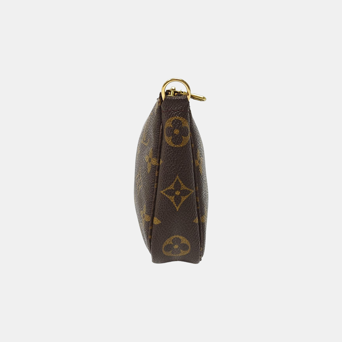 ACCESSOIRES Monogram Coated Canvas Brown