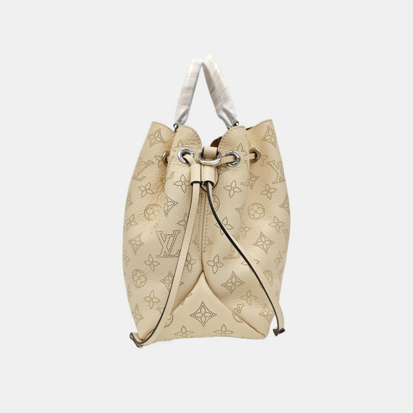 BELLA TOTE Monogram Calfskin Beige