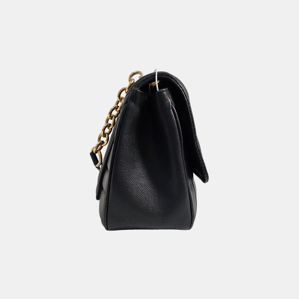 Gancini Small Calfskin Black