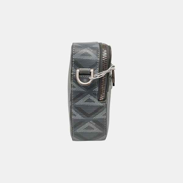 Coated Canvas Shoulder Bag Gray