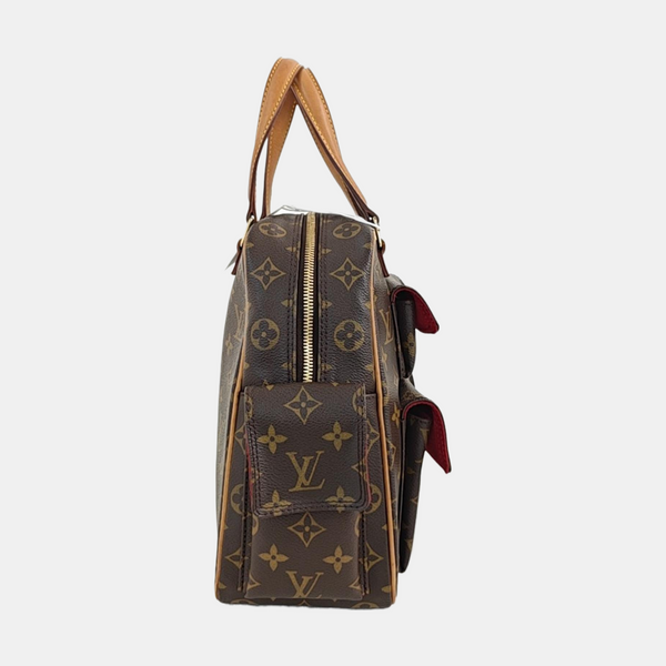 EXCENTRI-CITE Monogram Coated Canvas Brown