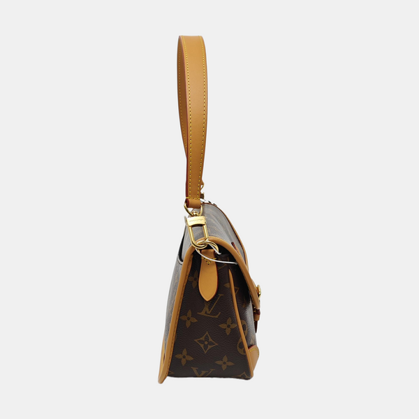 DIANE Monogram Coated Canvas Brown