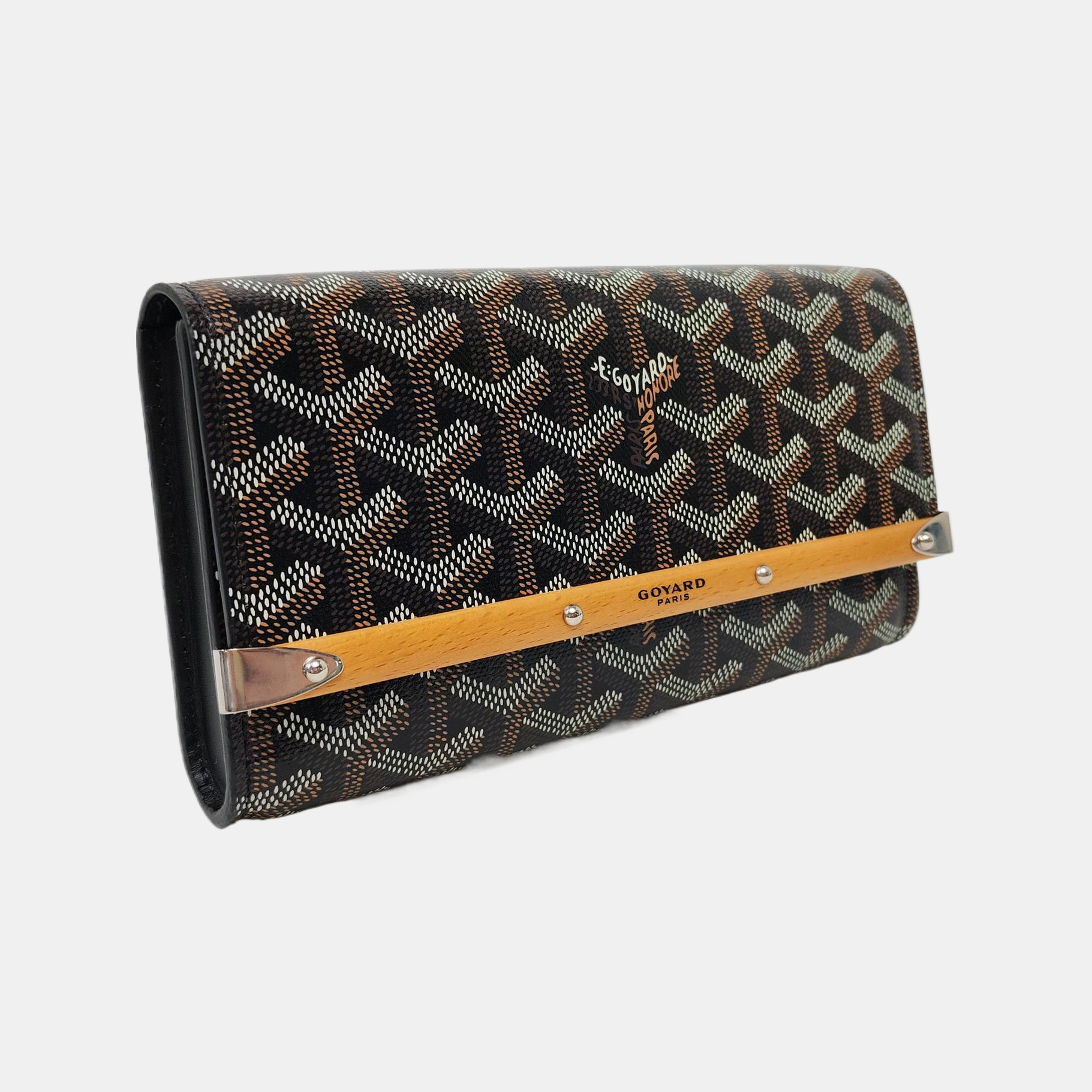 Monte-Carlo Mini Coated Canvas Black Wallet