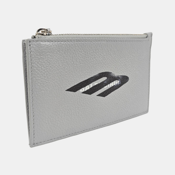 Cash Calfskin Gray Card Holder
