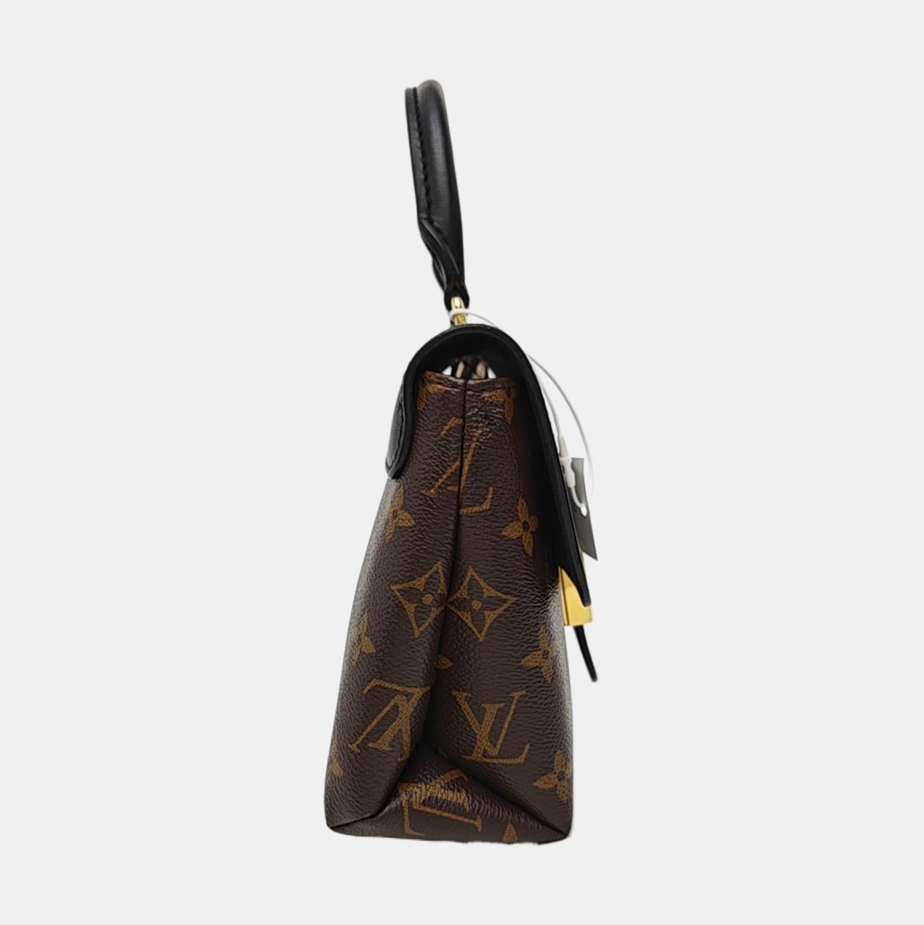 LOCKY BB Monogram Coated Canvas Brown