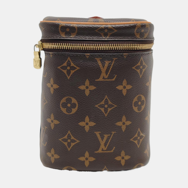 NICE Monogram Coated Canvas Brown