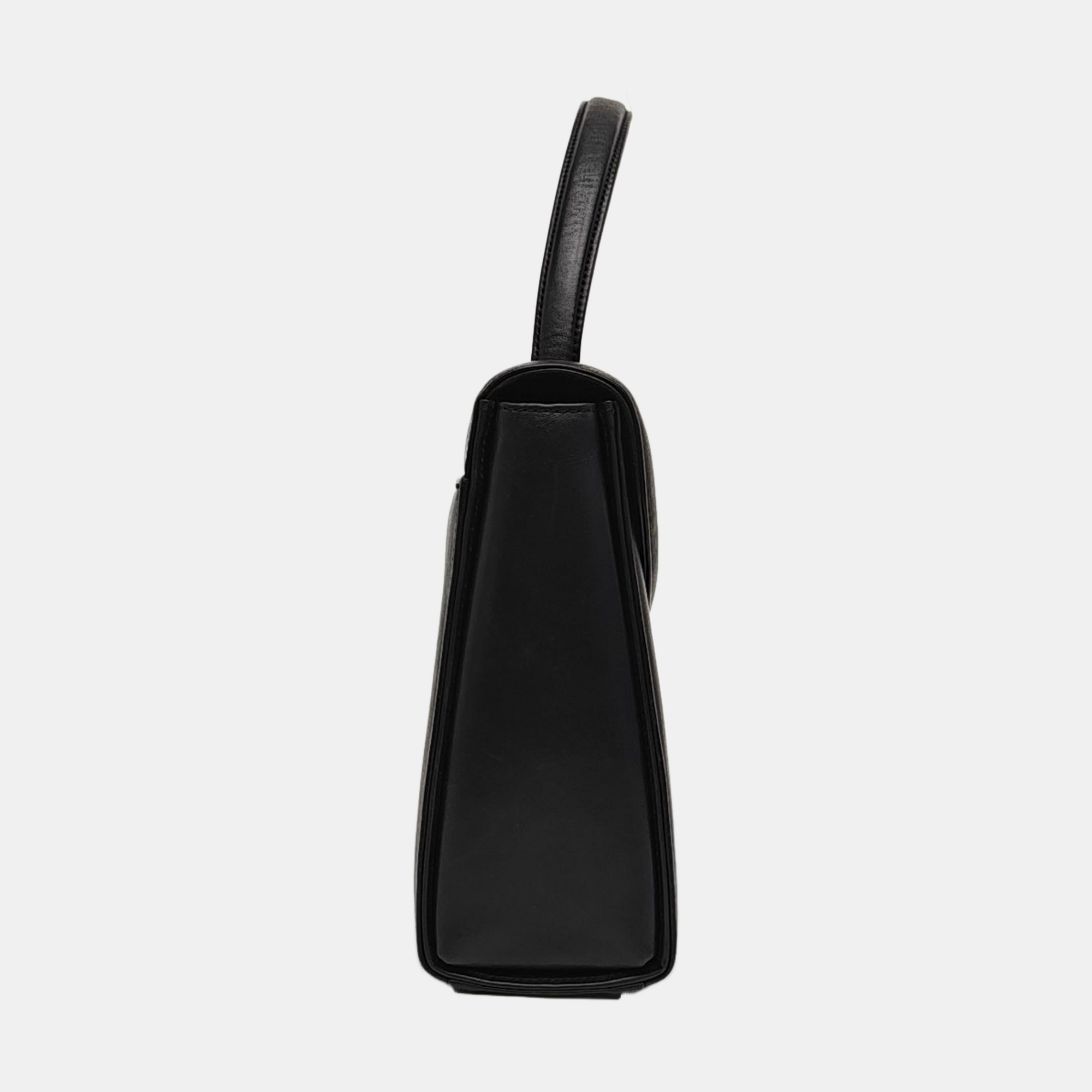 Calfskin Shoulder Bag Black