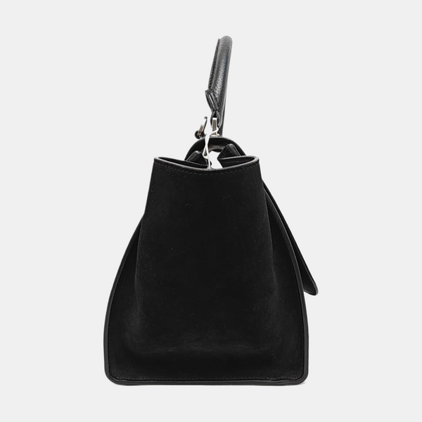 TRAPEZE Small Calfskin Black