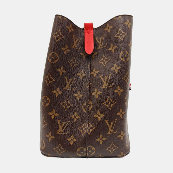 NÉONOÉ MM Monogram Coated Canvas Brown