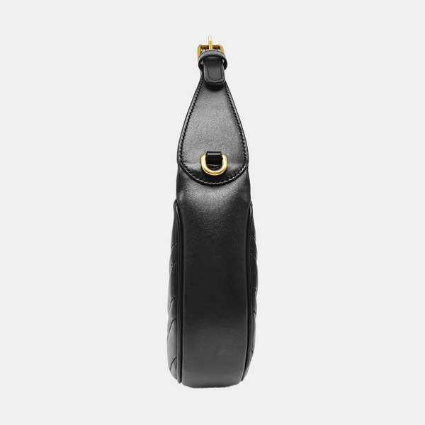 GG Marmont Mini Quilted Calfskin Black