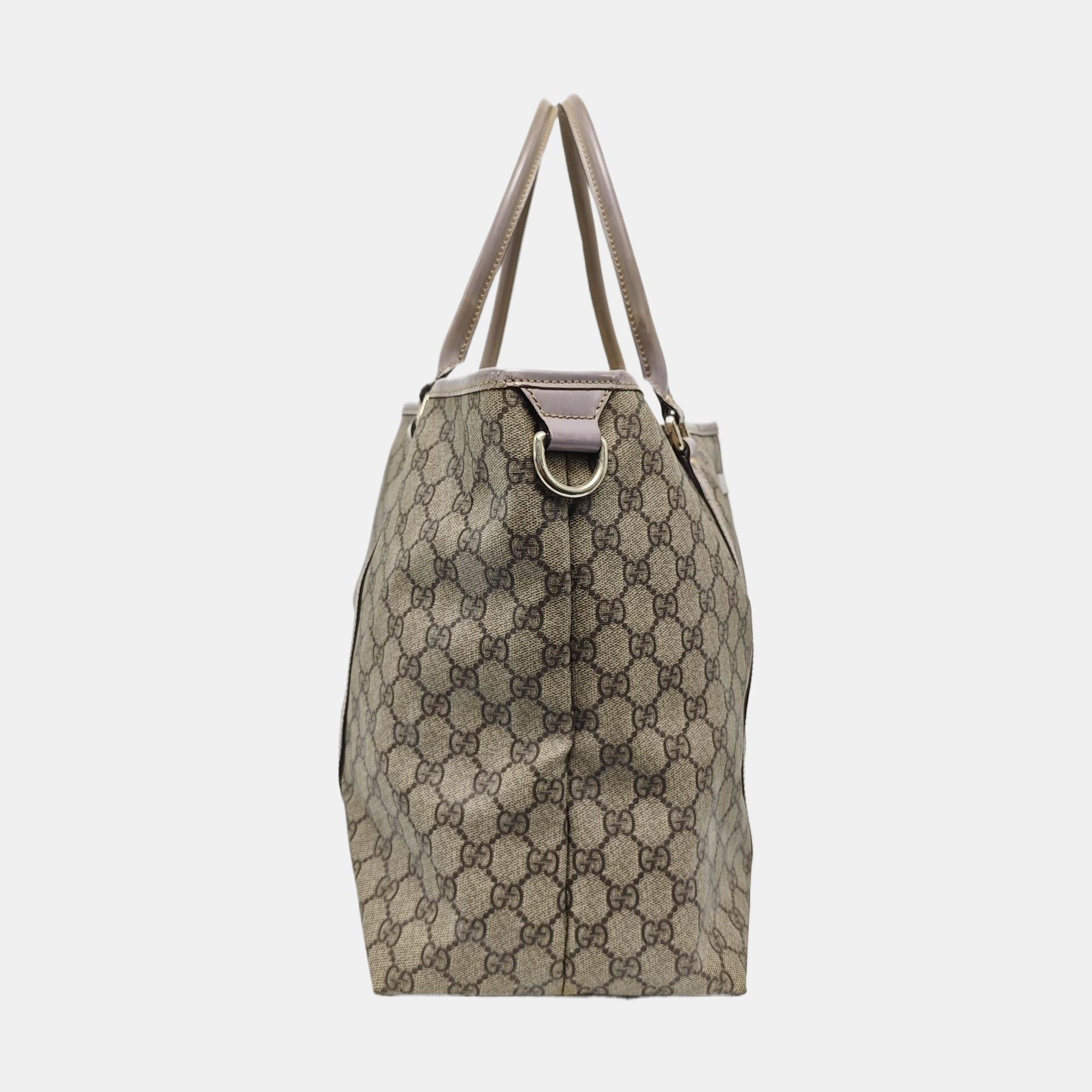 Monogram Coated Canvas Beige