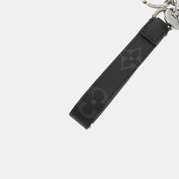 Colgante para bolso de lona revestida negra
