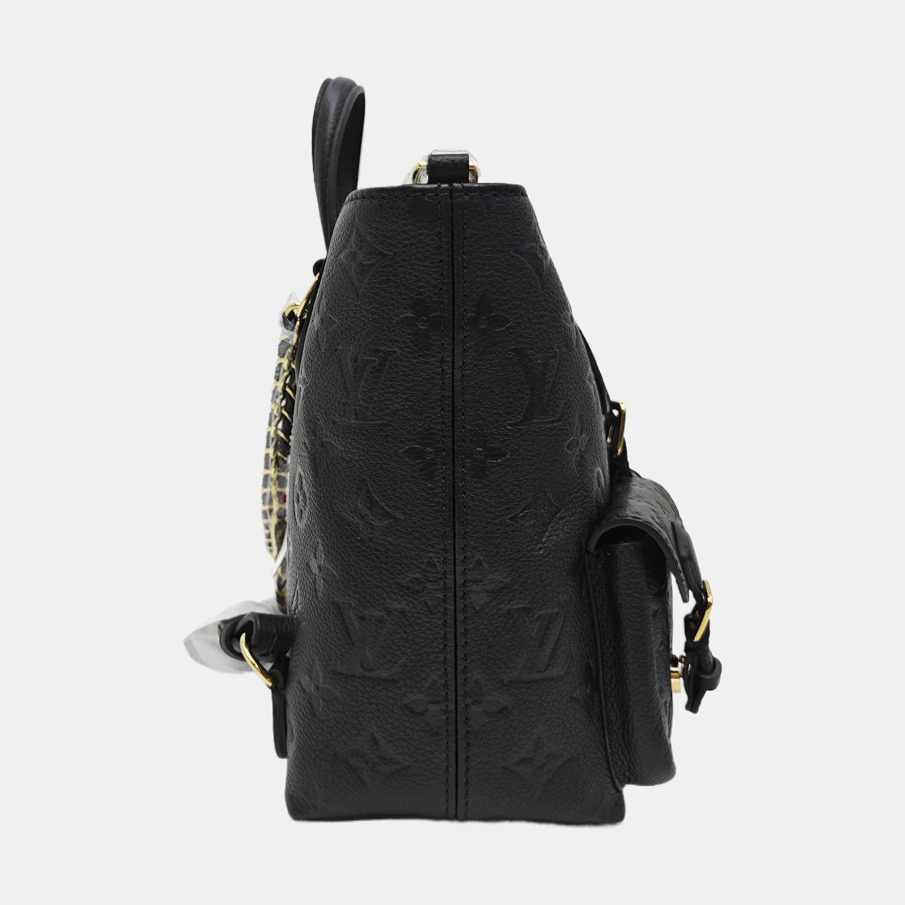 BACKUP Monogram Calfskin Black