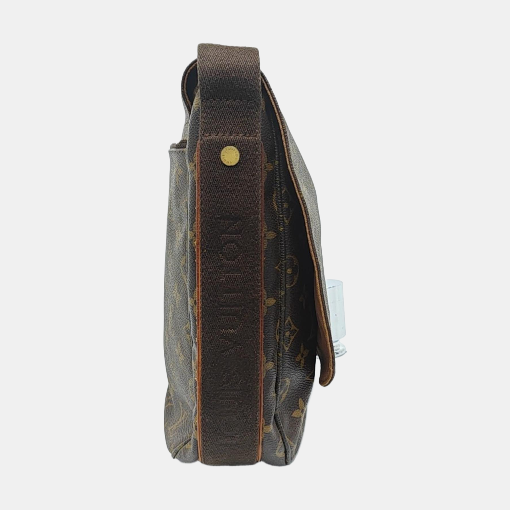 VINTAGE BEAUBOURG MM Monogram Coated Canvas Brown