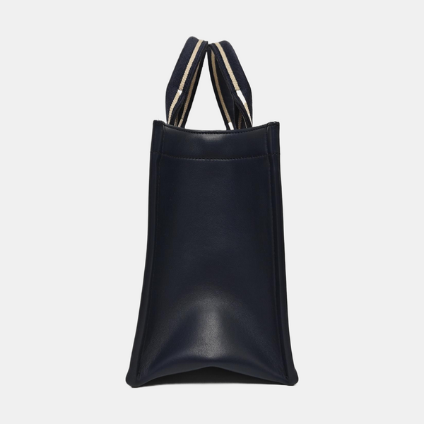 Book Tote Small Oblique Canvas Blue