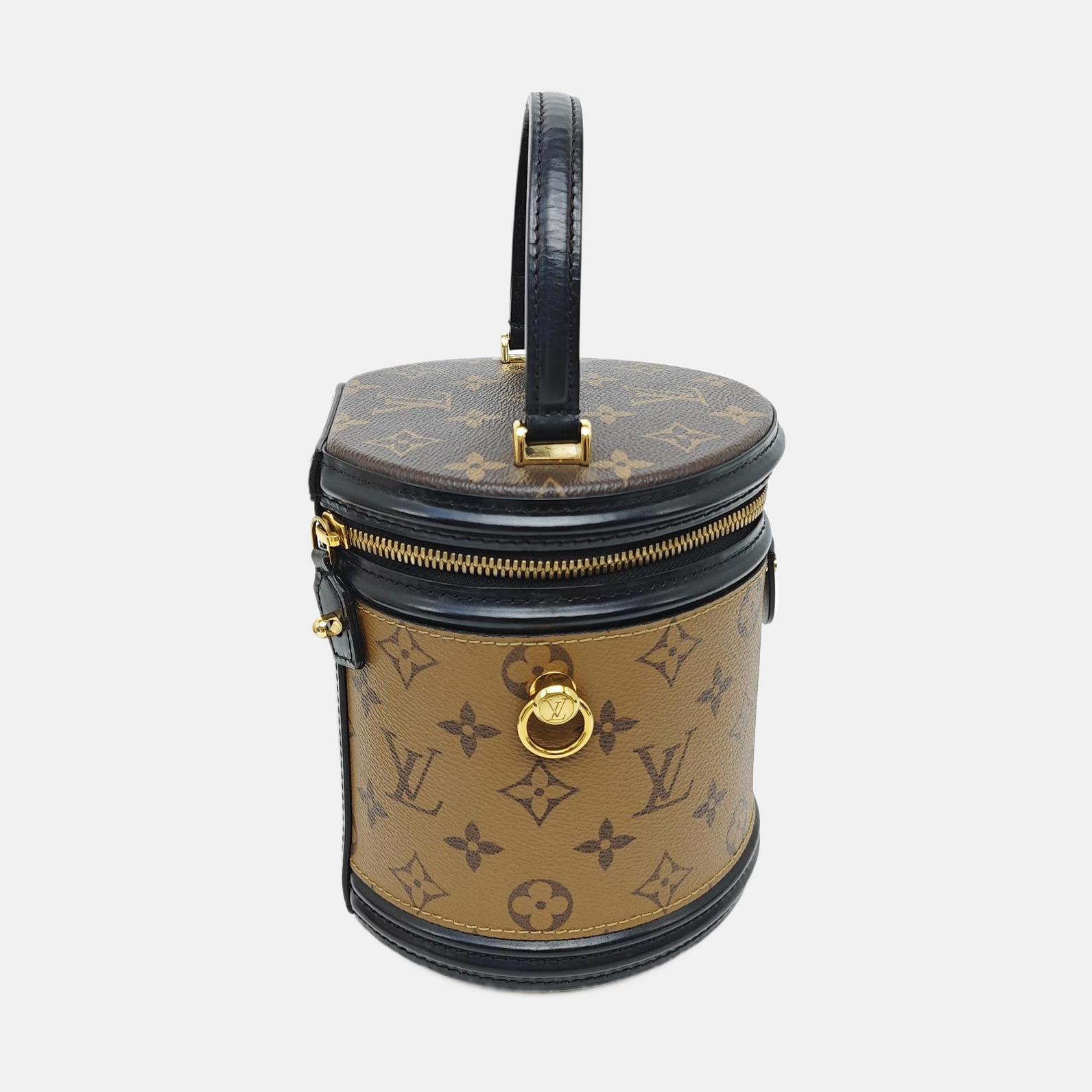 CANNES PM Monogram Coated Canvas Brown