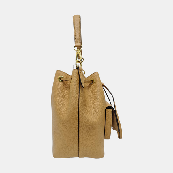 LOCKME PM Calfskin Brown