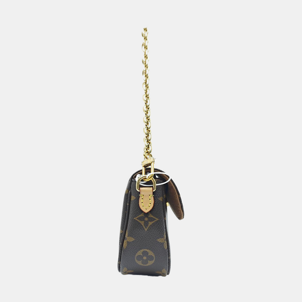 IVY Monogram Coated Canvas Brown