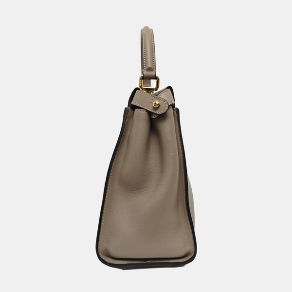 Peekaboo Medium Calfskin Grey