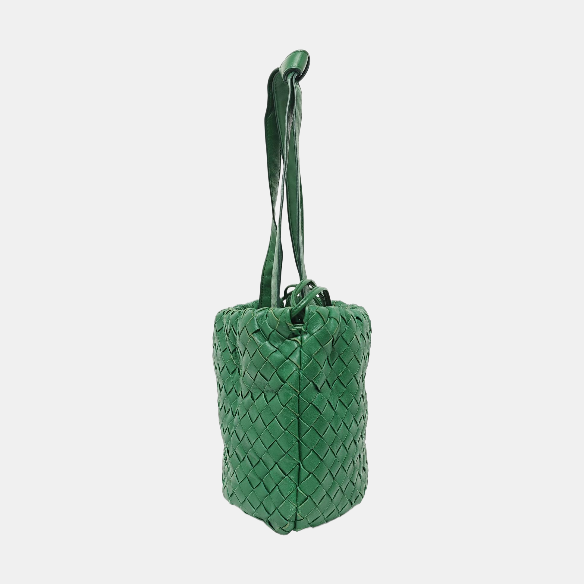 Lambskin Shoulder Bag Green