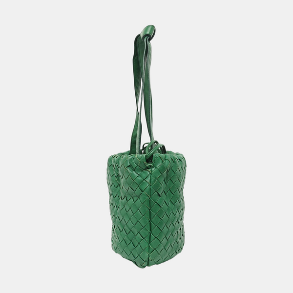 Lambskin Shoulder Bag Green