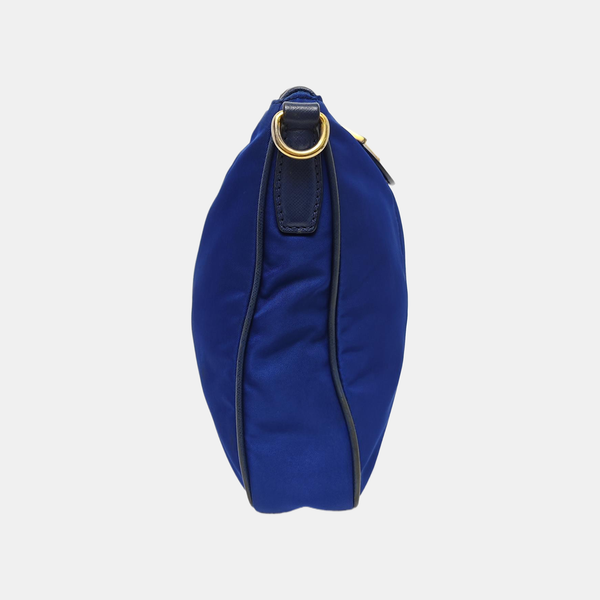 Nylon Shoulder Bag Blue