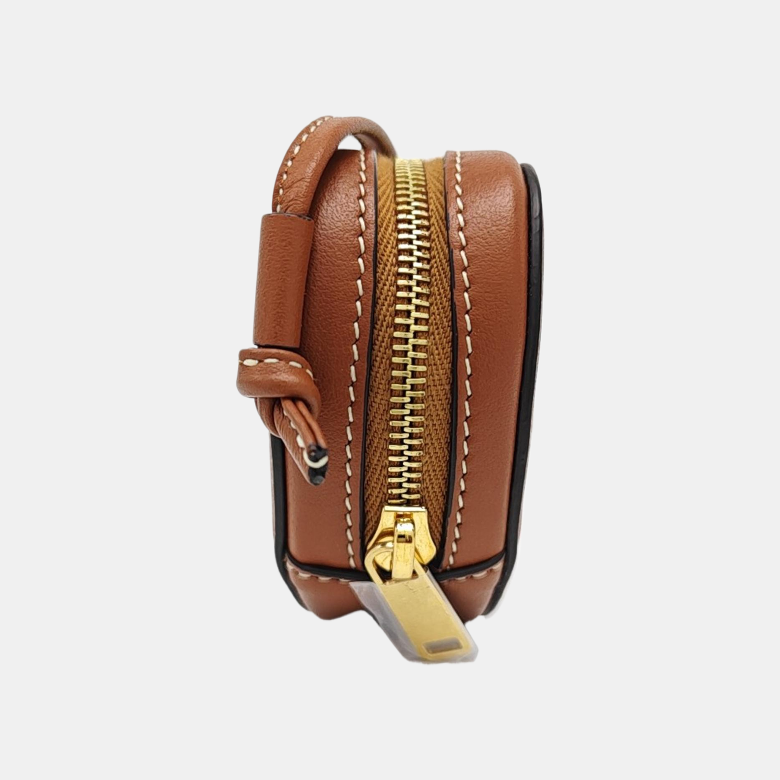 Calfskin Shoulder Bag Brown