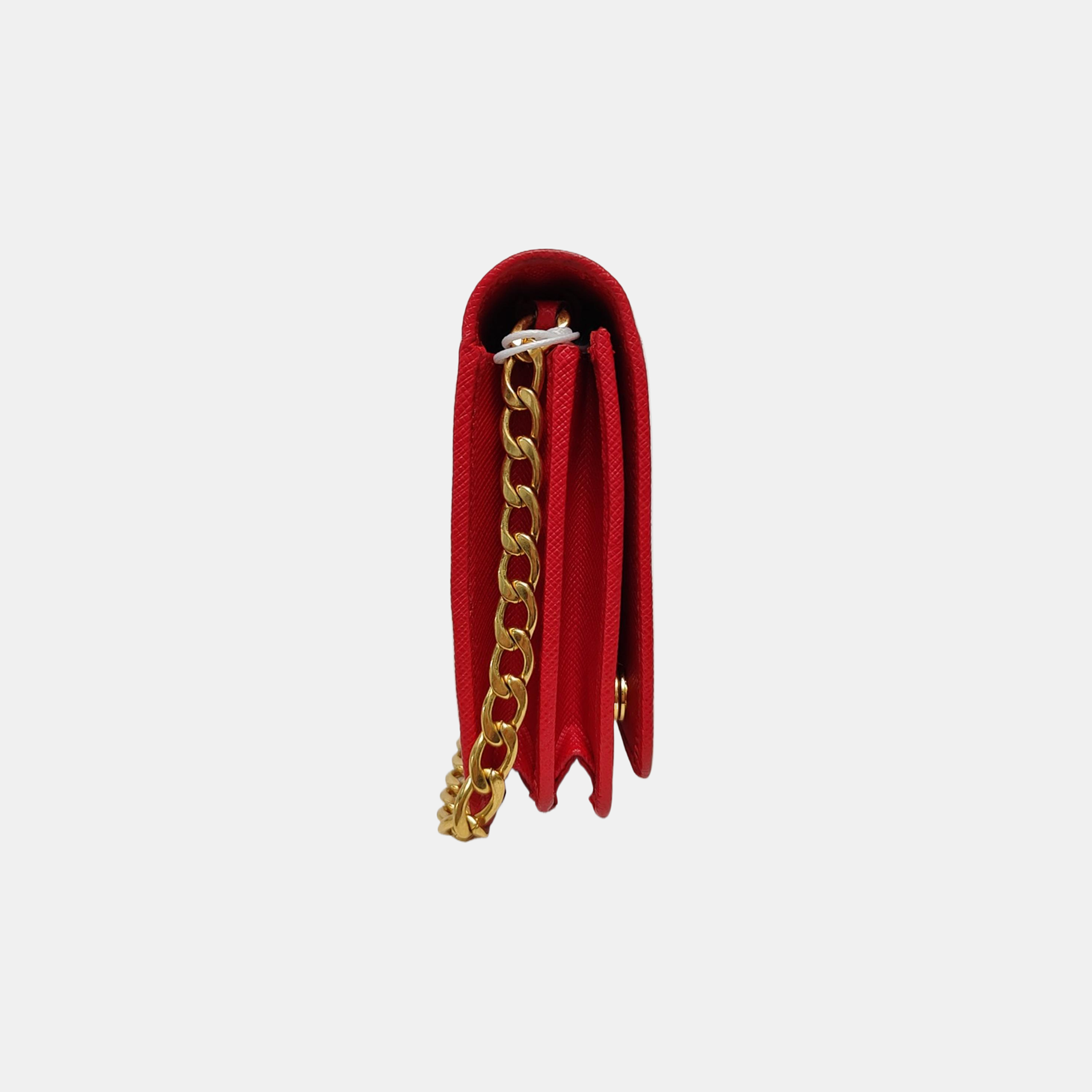 Vitello Move Wallet Saffiano Calfskin Red