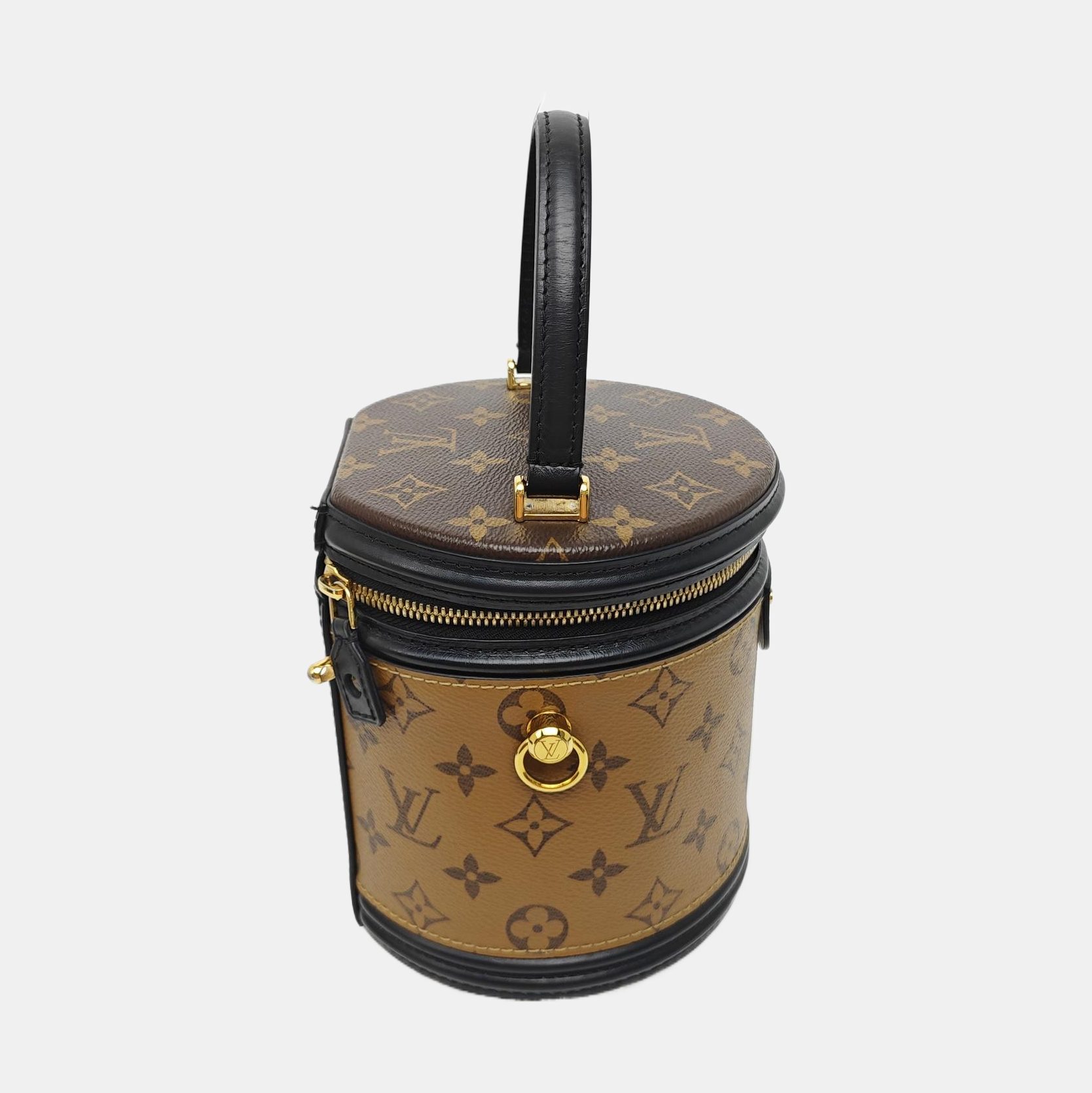 CANNES PM Monogram Coated Canvas Brown