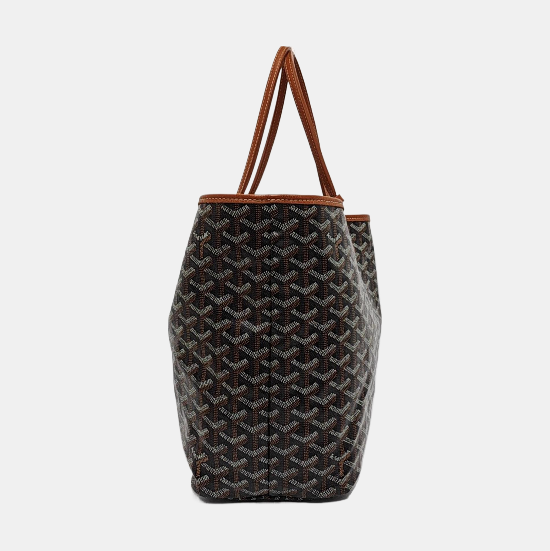 Authenticated pre-owned  Saint Louis PM Coated Canvas Black - Tote Bag at Looply