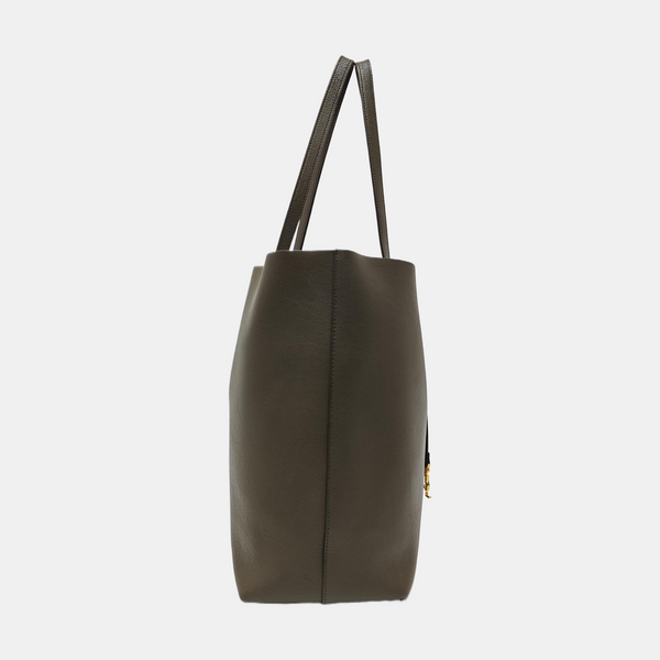 Calfskin Tote Bag Gray