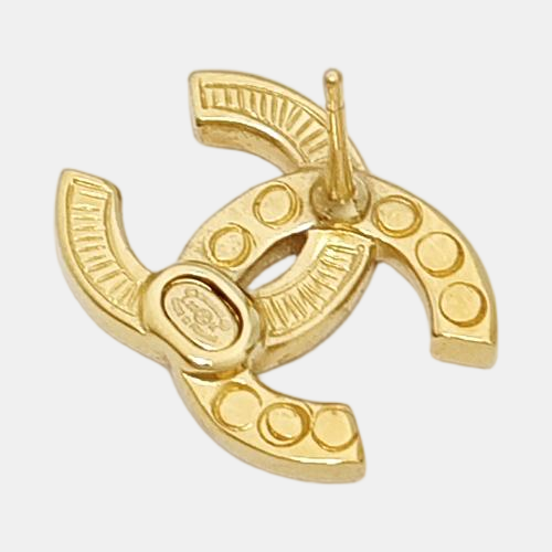 Metal Gold Stud Earrings