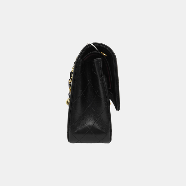 CLASSIC FLAP Medium Quilted Lambskin Black