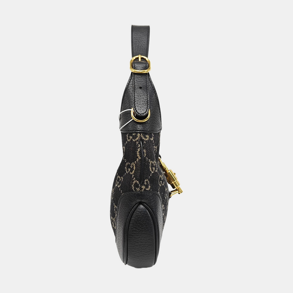 Jackie 1961 Small Monogram Denim Black