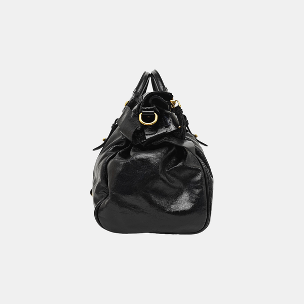 Bow Calfskin Black