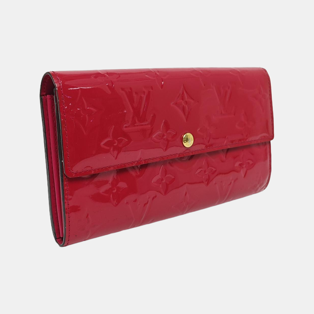 PORTE MONNAIE Patent Leather Red Wallet