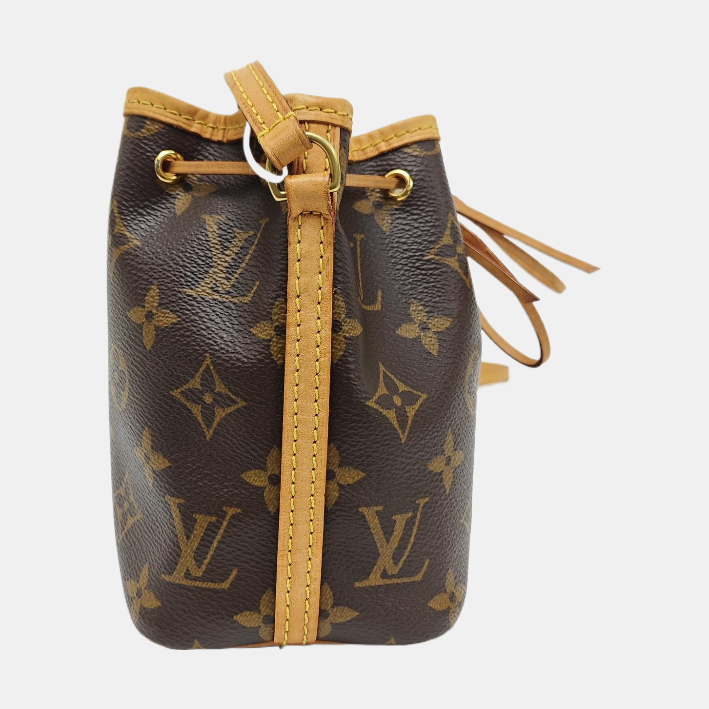 NÉONOÉ Nano Monogram Coated Canvas Brown