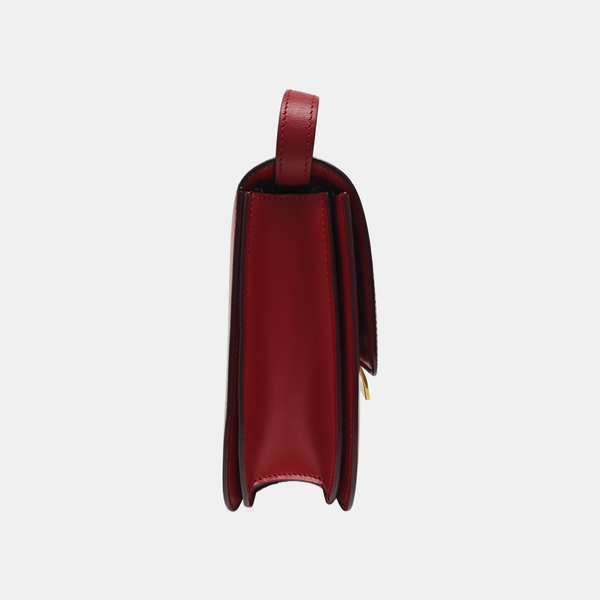 CLASSIC BOX Medium Calfskin Red