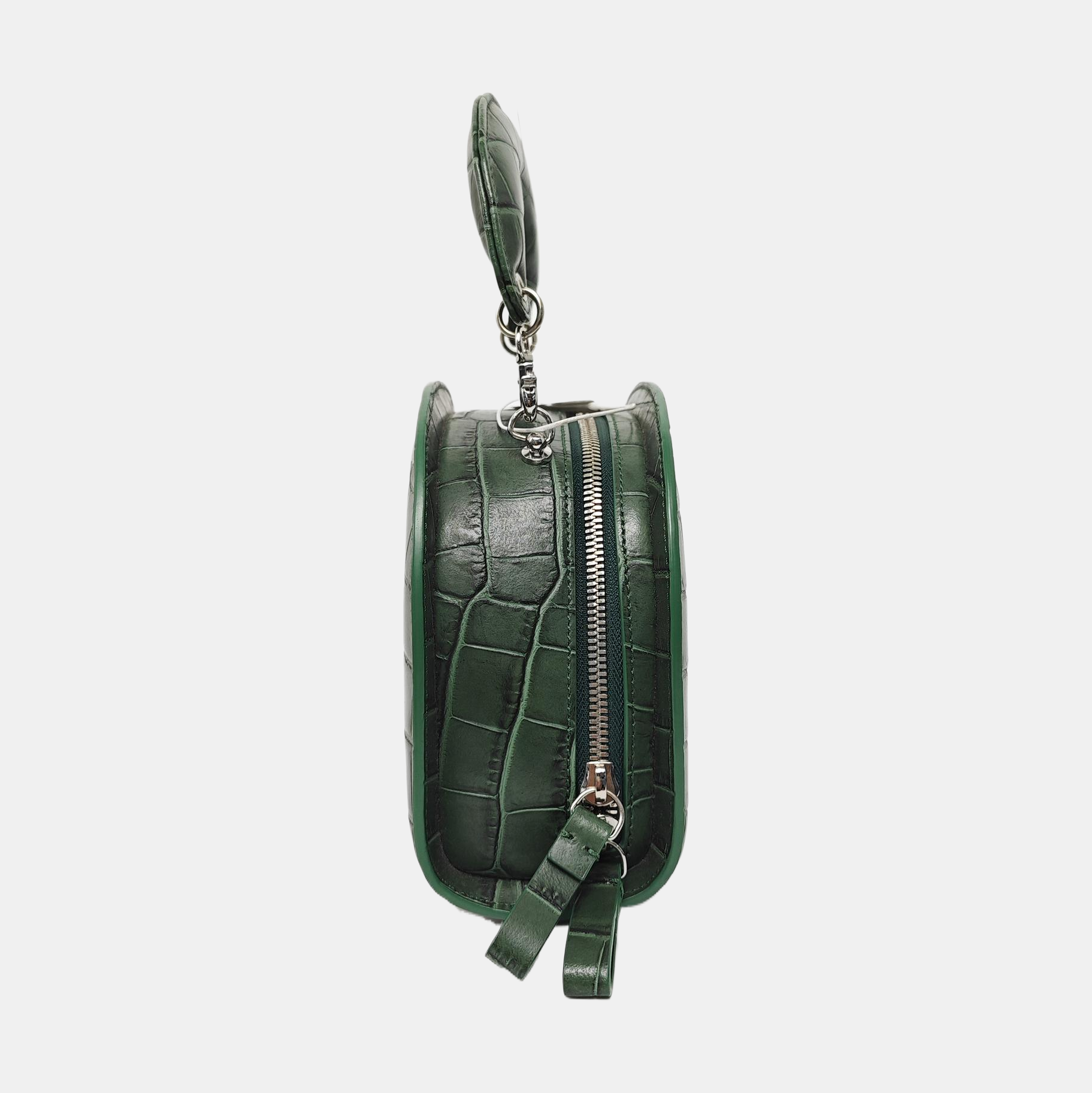 Leather Shoulder Bag Green