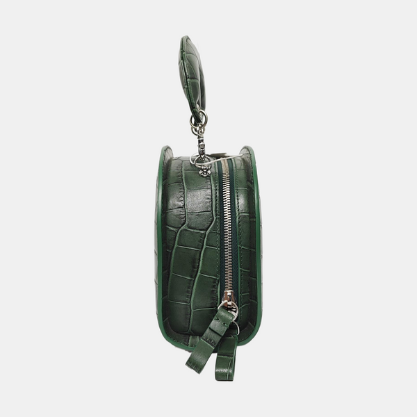 Leather Shoulder Bag Green