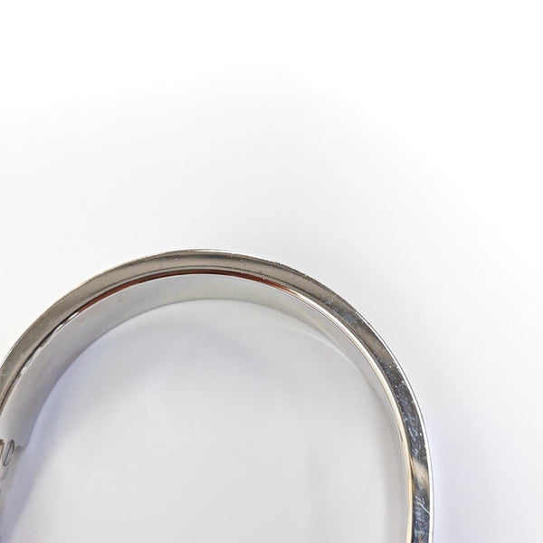 Clic H Metal Silver Bangle