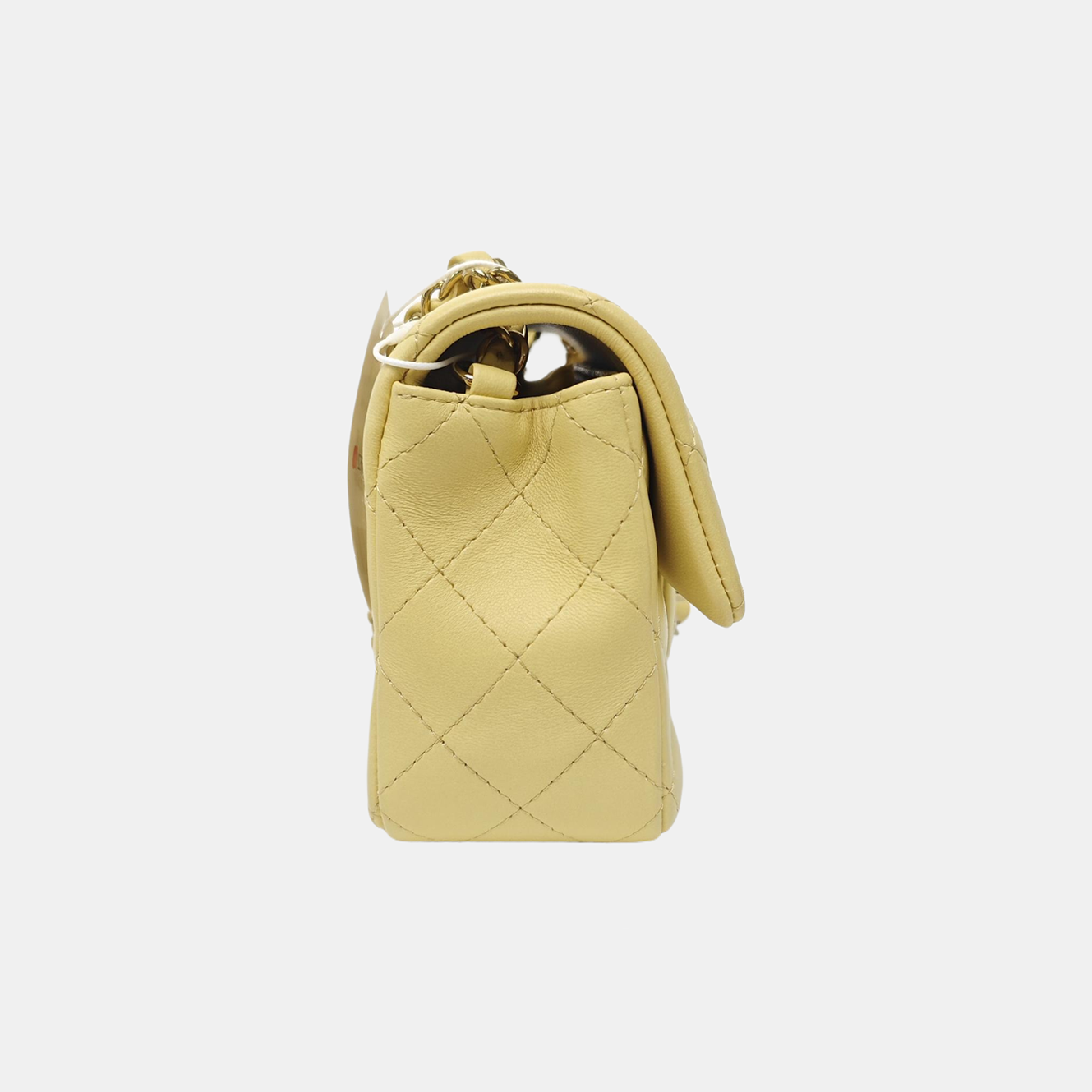 CLASSIC FLAP Mini Quilted Lambskin Yellow