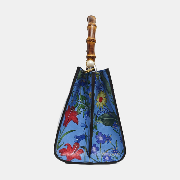 Nymphaea Mini Calfskin Blue