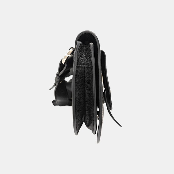 Saddle Small Calfskin Black