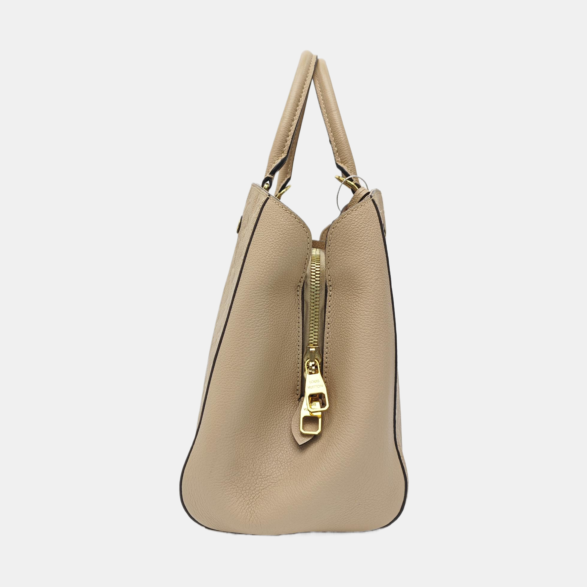MONTAIGNE Monogram Calfskin Beige