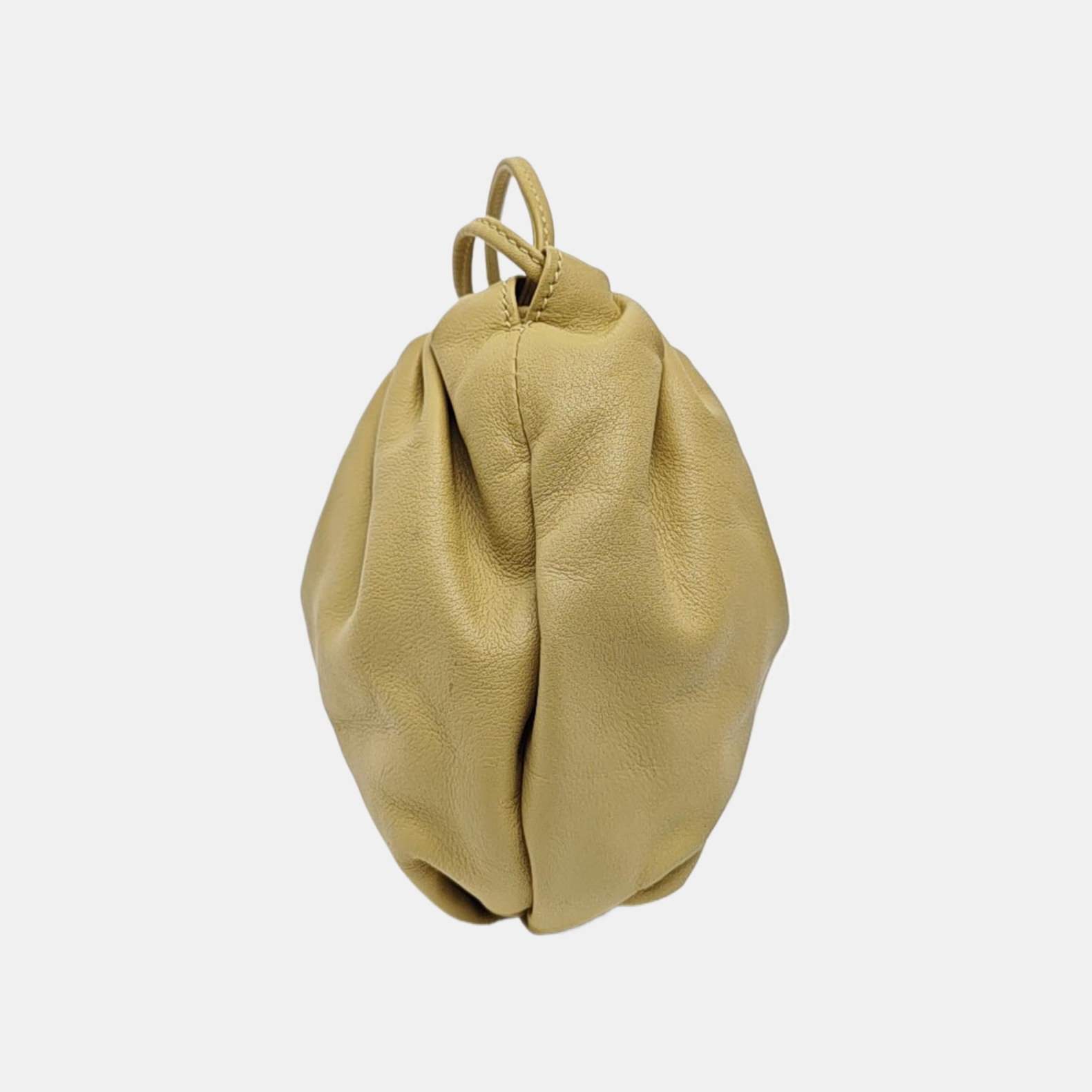 Calfskin Shoulder Bag Beige